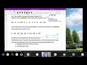 Chap 17 (Part 1b) Stats and t-test | Cambridge A-Level 9700 Biology