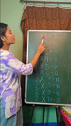 #2 ki table hindi me #multiplication #mathematics #kidsvideo #shortvideo