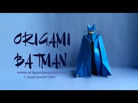 How To Make An Origami Batman