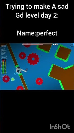 trying to make a sad gd level day 2 #geometrydash #animation #alightmotion371 #gd #papyrusfan