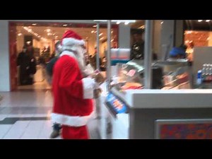 Drunk Santa at the Mall