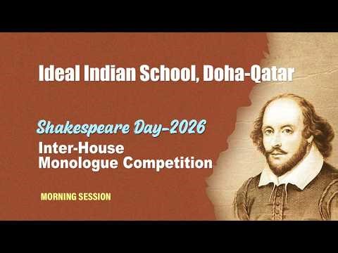 IIS SHAKESPEARE DAY CELEBRATION-MORNING SESSION