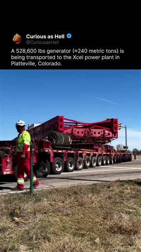 240 Ton Generator Transport 🚚