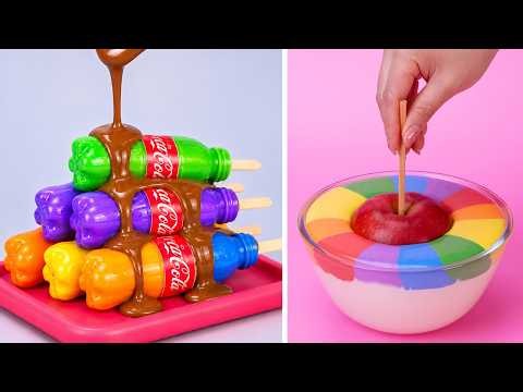 Top Trending Rainbow Jelly Cake Compilation 🌈 Yummy Cutest Cake Decorating Ideas For Summer