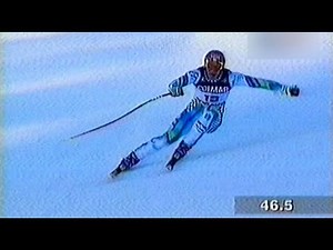 Hermann Maier wins downhill (Bormio 1997)