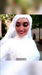 The Beirut explosions hit during her wedding photos 📍🇱🇧 #youtubeshorts #lebanon #beirut #explosion.
