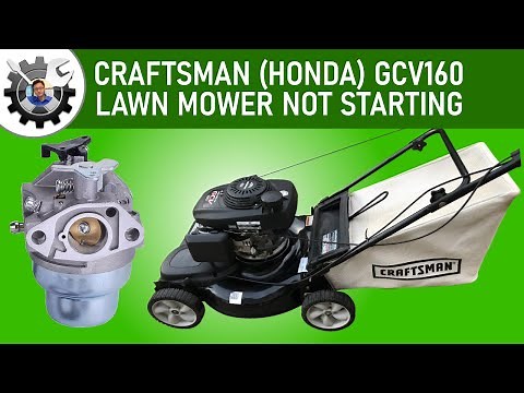 Craftsman Honda GCV160 Lawn Mower Not Starting