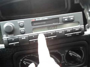 Golf III Radio Beta Code