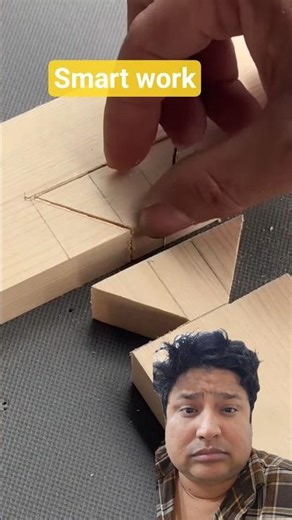 its A wood-joining tip without using nails or zip ties. #diy #woodworking #short