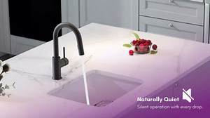 KIBI K2-S18SQ Single Bowl Heat Safe Glazing Fireclay Undermount Kitchen Sink 18 inch with Stainless Steel Bottom Grid and Basket Strainer, Garbage Disposal Compatible (Cubic Series, White)