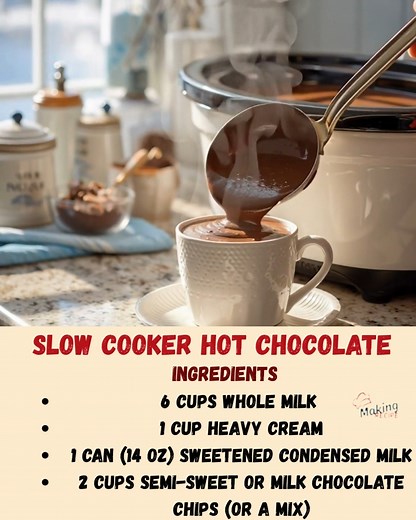 49K views · 121 reactions | Slow Cooker Hot Chocolate recipe crafted...
