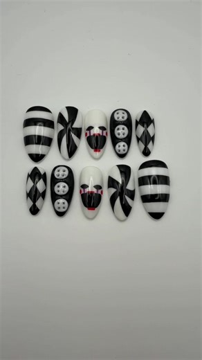 FNAF Puppet Set Press-On Nails