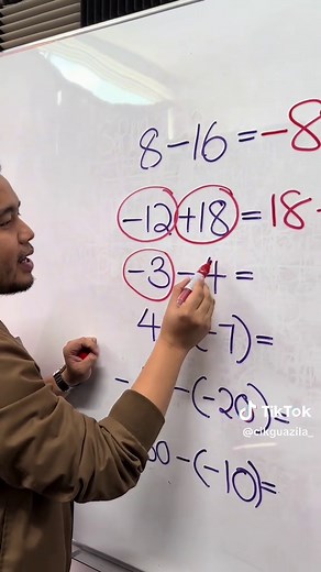 Tingkatan 1: Cara Mudah Matematik Negatif