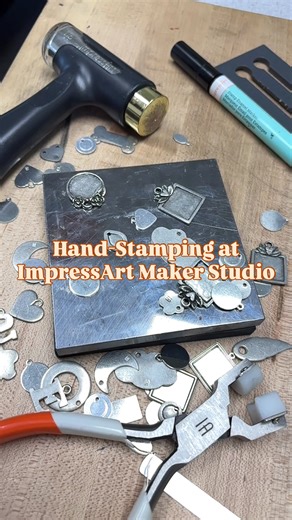 Discover a new crafting experience with ImpressArt! Learn about hand-stamping and how you can create unique and personalized metal crafts at: ImpressArt.com/studio #impressart #handstamping #crafting