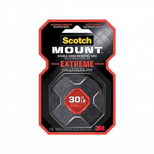 Scotch-Mount Extreme Double-Sided Mounting Tape 2.5cm x 1.5m