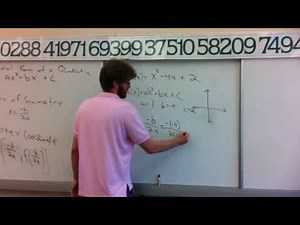 How to Find the Vertex of a Quadratic Equation