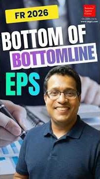 Earnings Per Share (EPS) Explained | Ind AS 33 | Profit & Loss Bottom Line Simplified