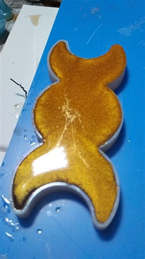 Gold topped pawns and Gold wiccan trinket Box