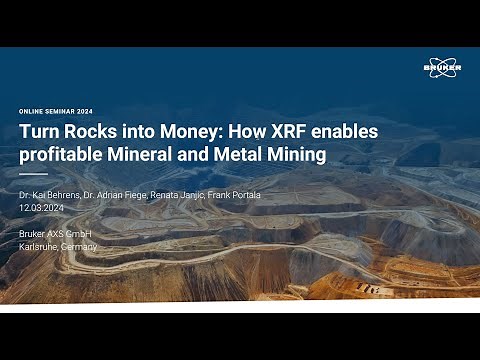 Turn Rocks into Money: How XRF enables profitable Mineral and Metal Mining