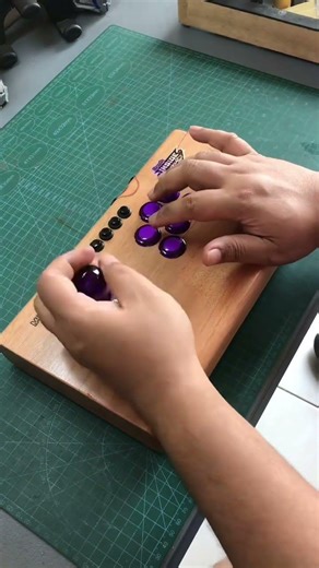 Juanminidiy custom arcade sticks made of wood #juanminidiy