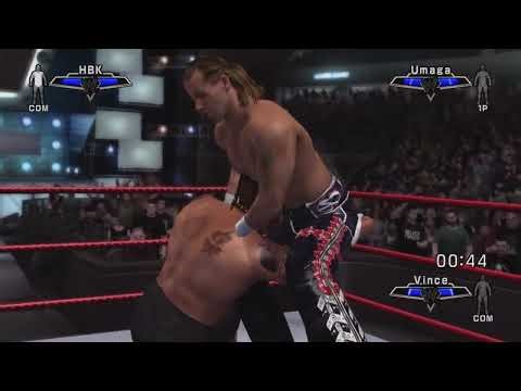 WWE Monday Night RAW: April 17, 2006 - Shawn Michaels vs Umaga (SmackDown vs RAW 2007)