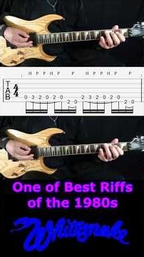 Whitesnake - Still Of The Night - Guitar lesson with TAB - Tutorial - Cover