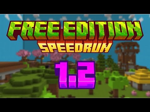 New Version v1.2 | Minecraft Free Edition Speedrun [01.38] [WR]