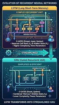 The AI That Predicts the Future By Forgetting | GRU Gated Recurrent Unit Explained #shorts