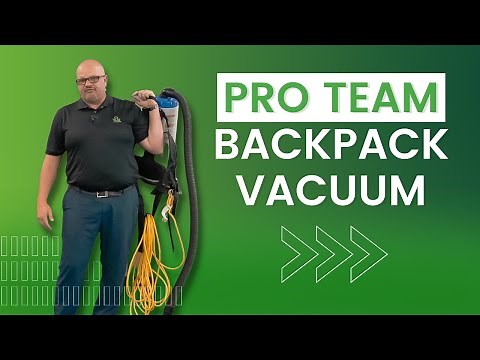 ProTeam Backpack Vacuum Tips | Train With Us
