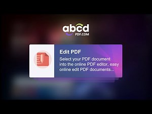 How to edit pdf online in abcdpdf