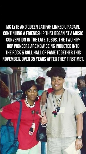 MC Lyte & Queen Latifah's Friendship Spans Over 35 Years In Hip-Hop 👑💛✨