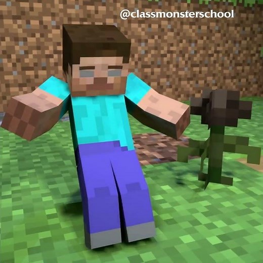 Herobrine gave Steve his soul and strength - Minecraft Animation