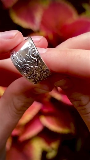 1.2K views · 21 reactions | The "Rose and Leaf" Spoon Ring from 1937• Handmade from Authentic, Vintage Silverware | Love Always - Spoon Rings | Facebook