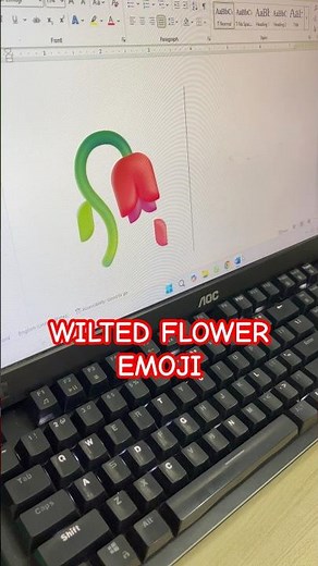 Wilted Flower Emoji #emoji #fowler