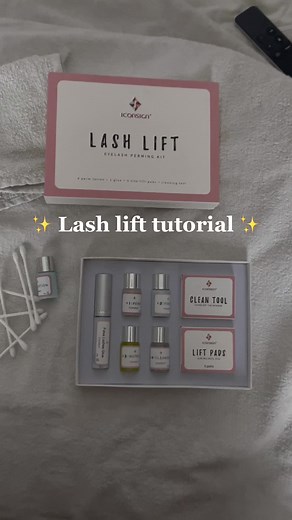 Lash lift kit totorial under 300kr 😍💞 #lashlifting #lashlift #fyp #lashliftathome #lashlifttutorial #beauty