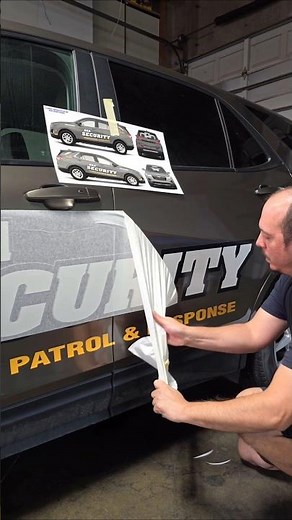 Reflective Vinyl Decal Installation for SSA Security | High-Visibility Branding