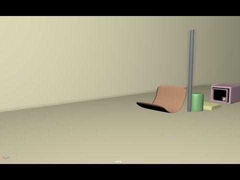 Ball with tail | 3D animation
