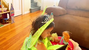 March 2, 2021 (3 & half years old Ana here) Ana as a tinker bell | Ana Banana