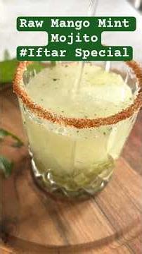 5-Minute Virgin Mango Mint Mojito, a refreshing drink for Iftar