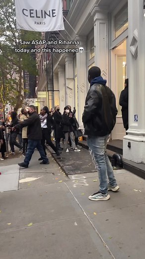 Couldn’t stop laughing I feel terrible #asaprocky #fyp #nyc | asap rocky and rihanna