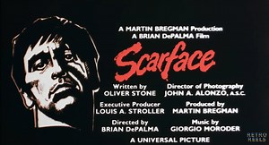 9.8K views · 264 reactions | Scarface (1983) 35mm Theatrical Trailer Miami in the 1980s: a determined criminal-minded Cuban immigrant becomes the biggest drug smuggler in Florida, and is eventually undone by his own drug addiction. #scarface #alpacino #TonyMontana #michellepfeiffer #80smovies #35mm #35mmtrailer | Retro Reels | Facebook
