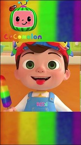 Colours and Rainbow Popsicles! 🍭 #nurseryrhymes #kidscartoons #cocomelon