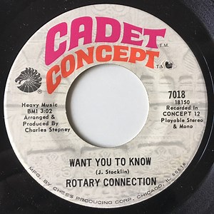 Rotary Connection - Want You To Know