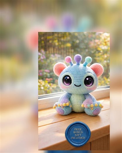 Blue Alien Crochet Pattern Pdf | Alien Amigurumi Crochet Pattern |easy Stuffed Animal Pattern| Amigurumi Alien Plush Toy Pattern - Etsy