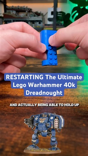 RESTARTING The Lego Warhammer 40k Dreadnought #lego #warhammer40k