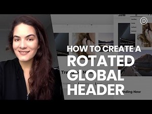 How to Create a Rotated Global Header with Divi’s Theme Builder