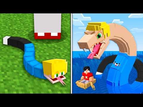 VIDA de COBRA no minecraft