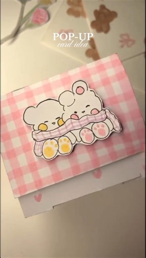DIY Mini Pop-Up Card Tutorial #papercraft #minicrafteria #music #shortviral #diycrafts #asethetic