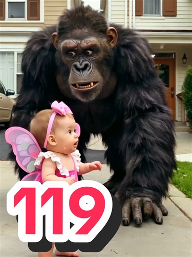 Gorilla Meets Butterfly Baby: A Unique Encounter