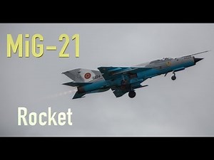 Mig-21 Rocket with the wings Spectacular Takeoff RIAT 2019 4K video